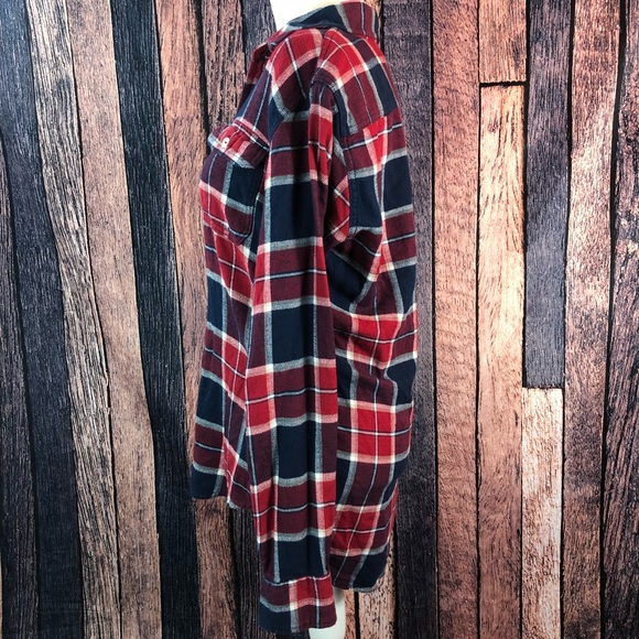 American Eagle Outfitters Plaid Flannel Athletic - Picture 3 of 6